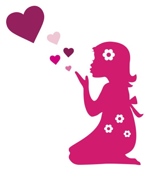 День матери силуэт