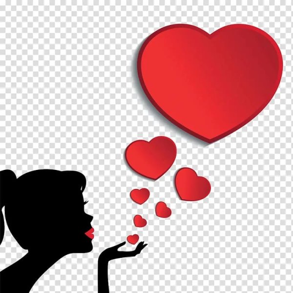 Сердечки поцелуйчики