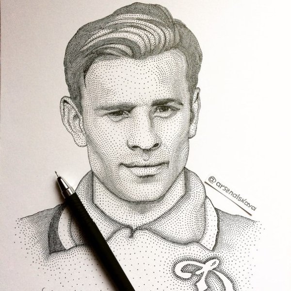 Лев Яшин портрет