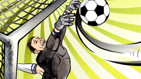 Граффити Лев Яшин в Москве