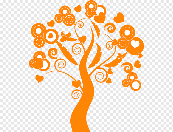 Апельсиновое дерево вектор