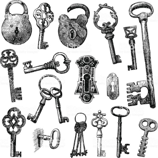 Старинный ключ