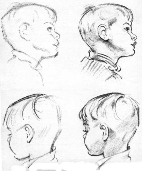 Мальчик в профиль