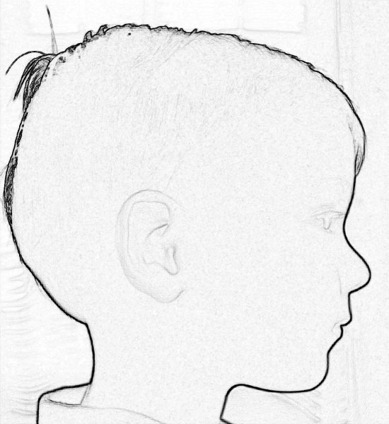 Ребенок в профиль