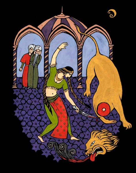 Иллюстрации к сказкам 1001 ночь