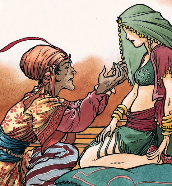 Тысяча и одна ночь иллюстрации к сказке