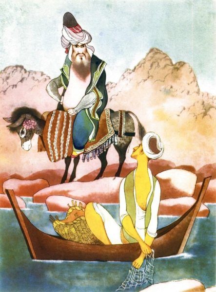 Иллюстрации к сказкам 1001 ночь