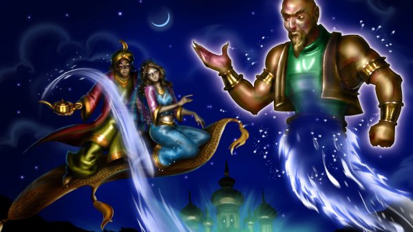 Джинн 1001 ночь