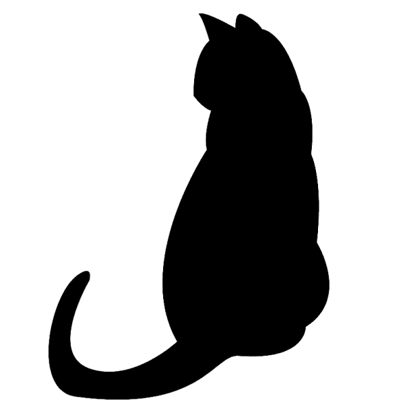 Силуэт кошки