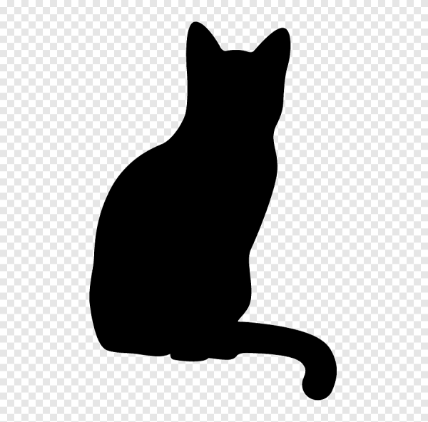 Силуэт кошки