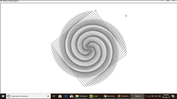 Графика в питоне Turtle