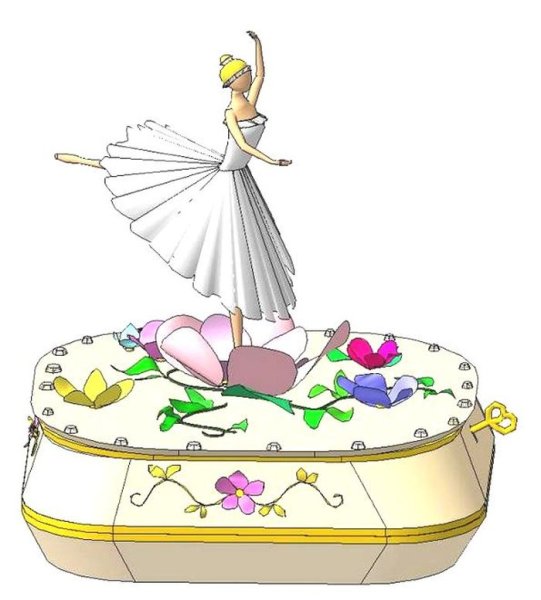 Музыкальная шкатулка иллюстрация