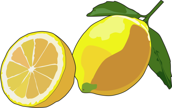 Лимон мультяшный