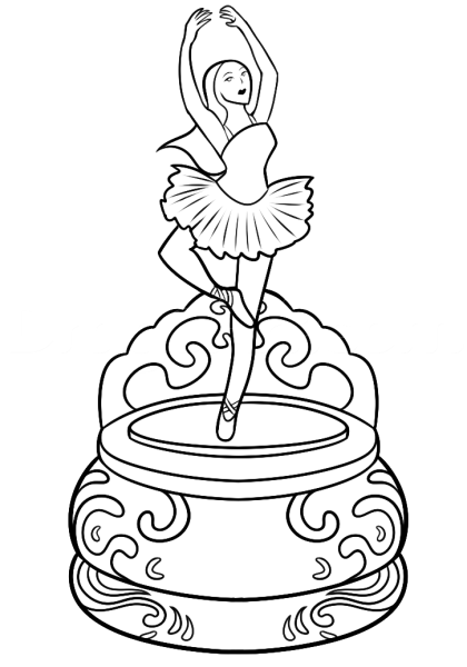 Шкатулка раскраска