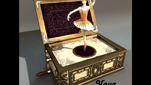 Красивая музыкальная шкатулка