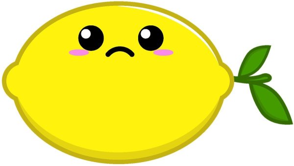 Лимон мультяшное