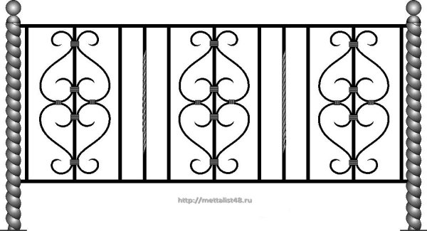 Ажурные узоры на оградах