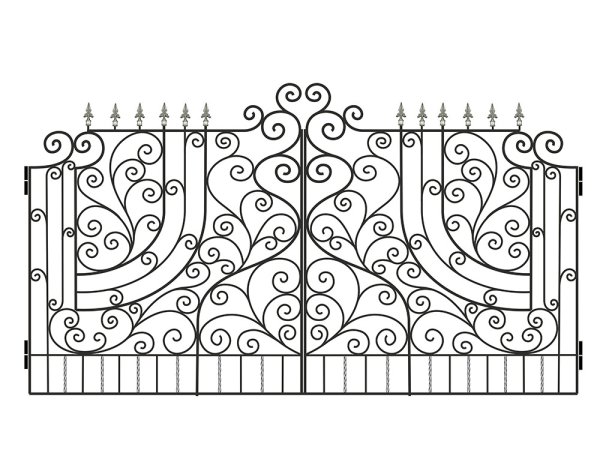 Ажурные ограды эскизы