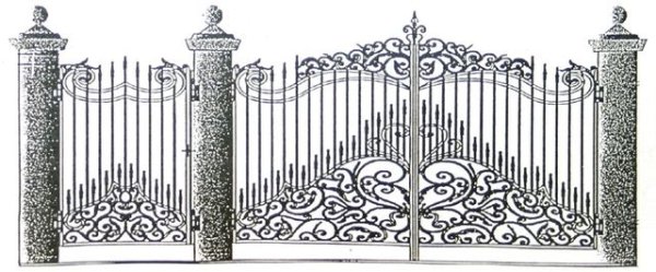 Изображением ажурных оград