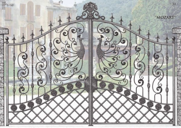 Забор ажурный для распечатывания