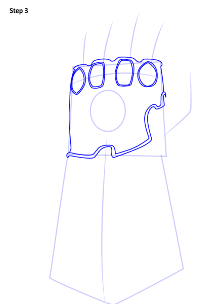 Нашивки перчатка ТАНОСА