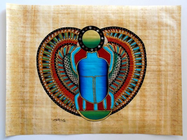 Жук скарабей в древнем Египте