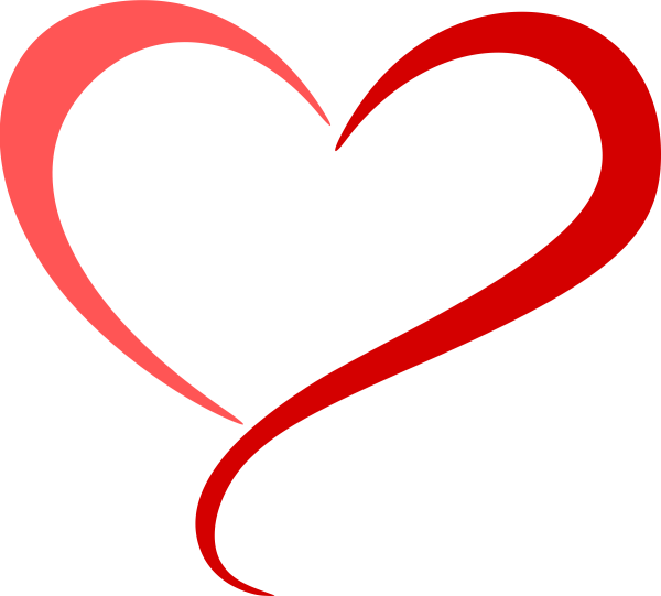 Сердце на прозрачном фоне