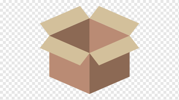 Стикер коробка открытая