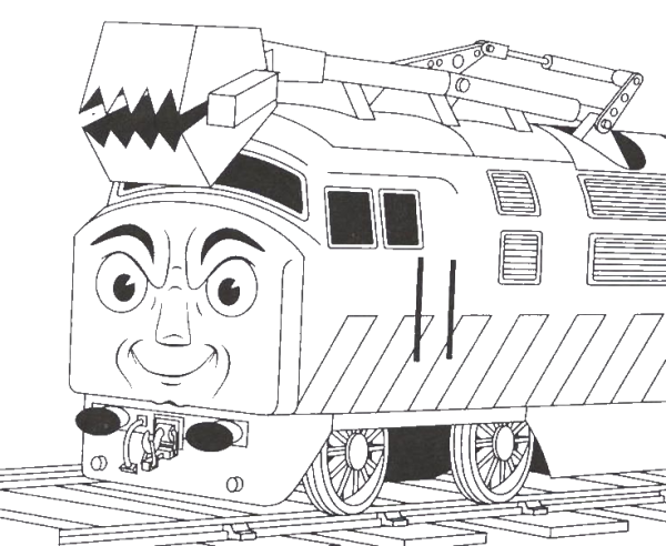 Поезд Пожиратель раскраска монстр