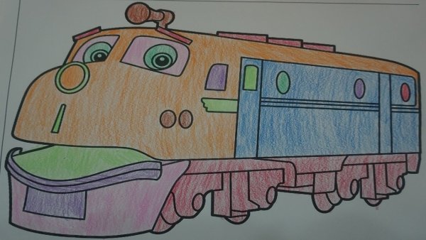 Нарисовать поезд