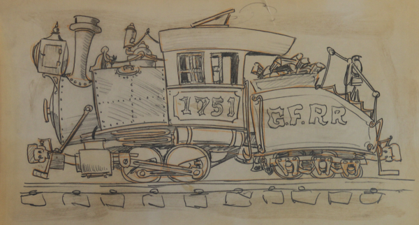 Бронепоезд рисунок карандашом