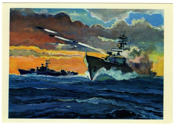 Военно морской флот в живописи