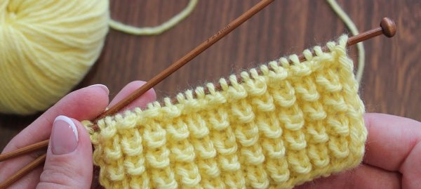 Вязка кукурузка спицами