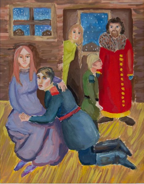 Бенуа иллюстрации к капитанской дочке