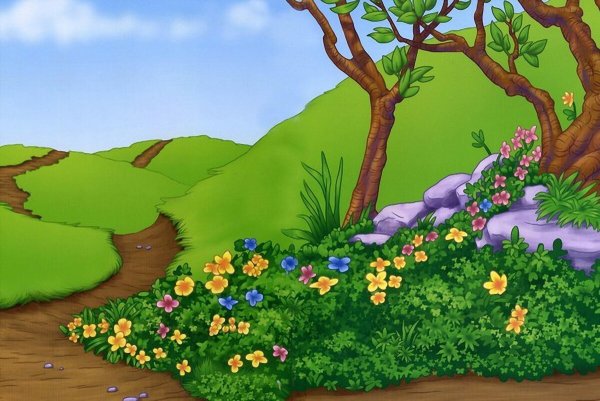 Тропинка в лесу для детей