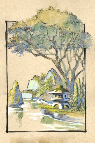 Стилизация японского сада