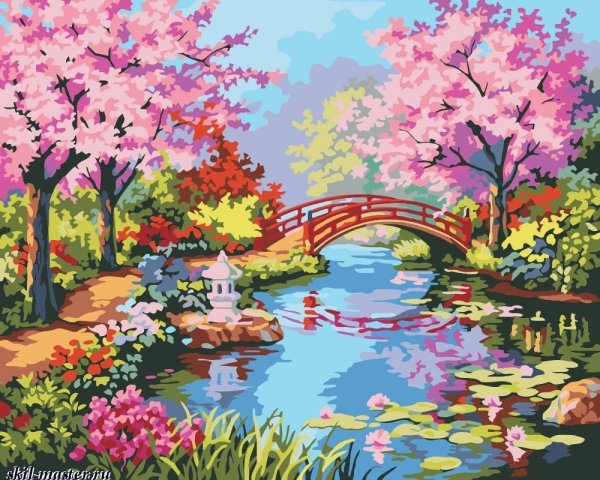 Dimensions набор для вышивания Japanese Garden (японский сад) 40,6 х 30,4 см (70-35313)