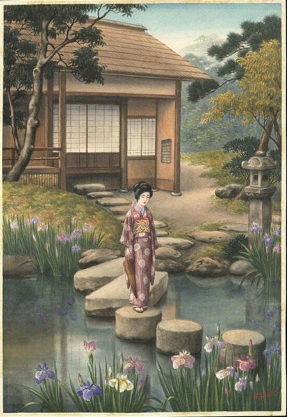 Японские Гравюры Нисимура ходо