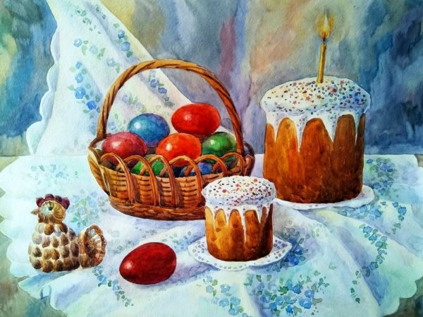 Андрияка Пасхальный натюрморт
