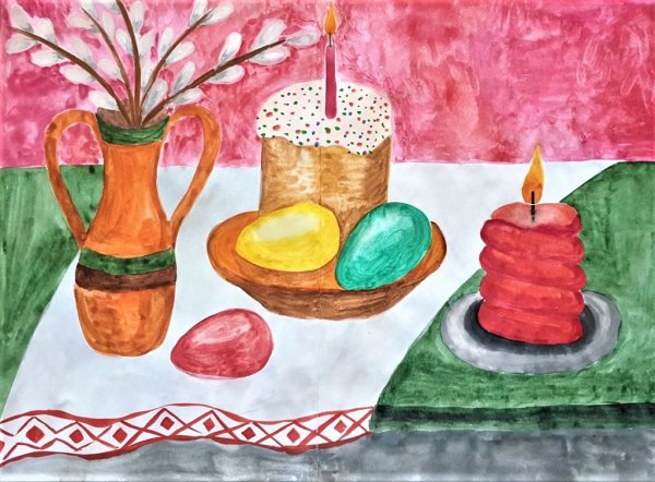 Рисунок на Пасху
