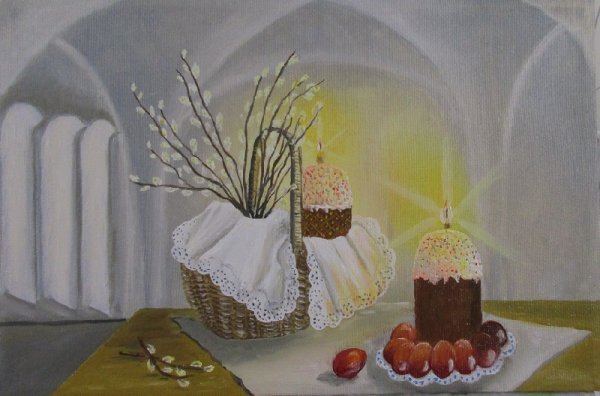 Бадаква Пасхальный натюрморт