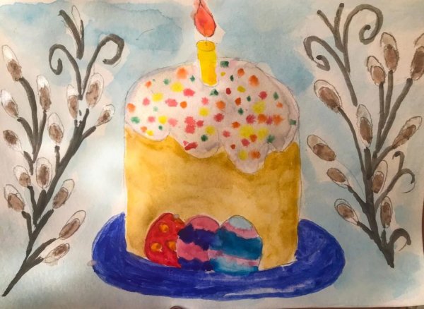 Натюрморт Пасхальный для детей