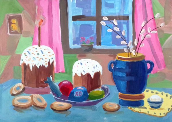 Фальк. Пасхальный натюрморт