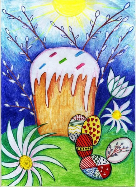 Натюрморт Пасхальный для детей