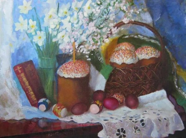 Сафронов Рубен Пасхальный натюрморт