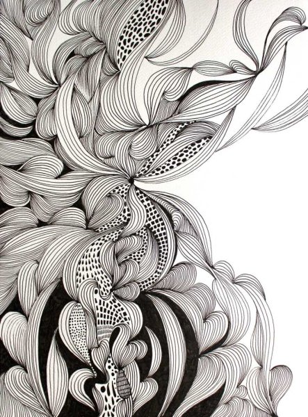 Зентангл линии