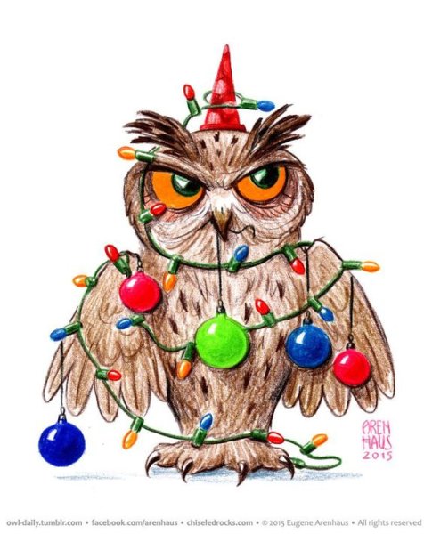 Инга Измайлова художник Совы