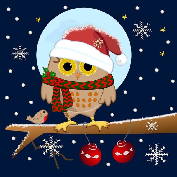 Новогодняя Сова