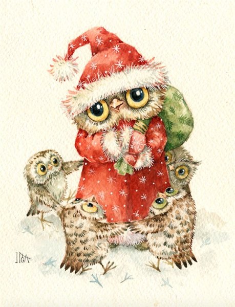 Сова Инга Пальцер зимняя