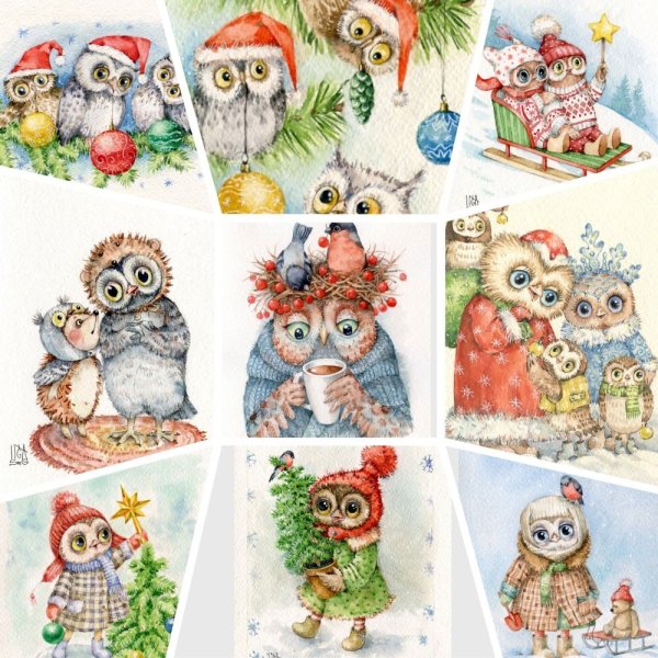 Новогодняя Сова